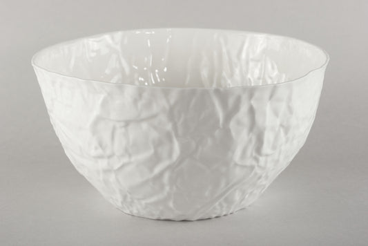 Porcelain Crumpled Bowl XXL