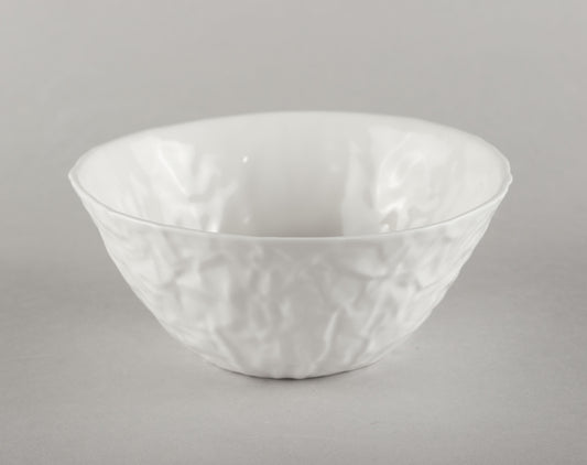 Porcelain Crumpled Bowl M