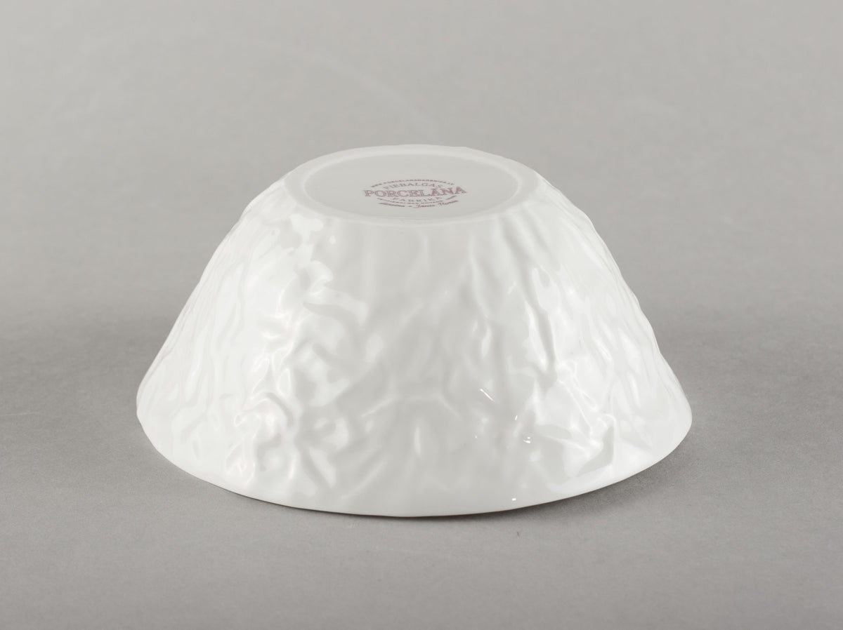 Porcelain Crumpled Bowl S
