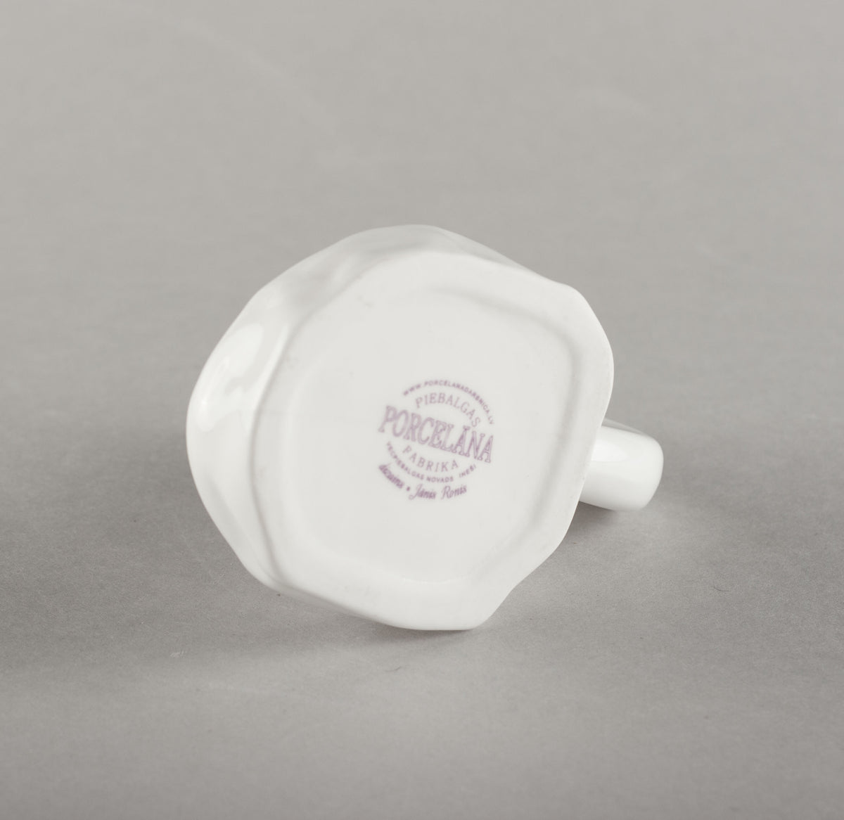 Porcelain Crumpled Candle Holder