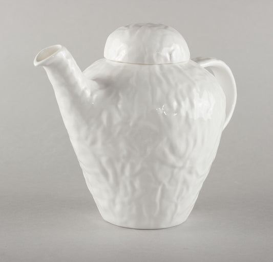 Porcelain Crumpled Kettle L